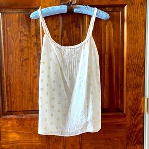 Gap Medium Line Cotton cami with metallic clip dot